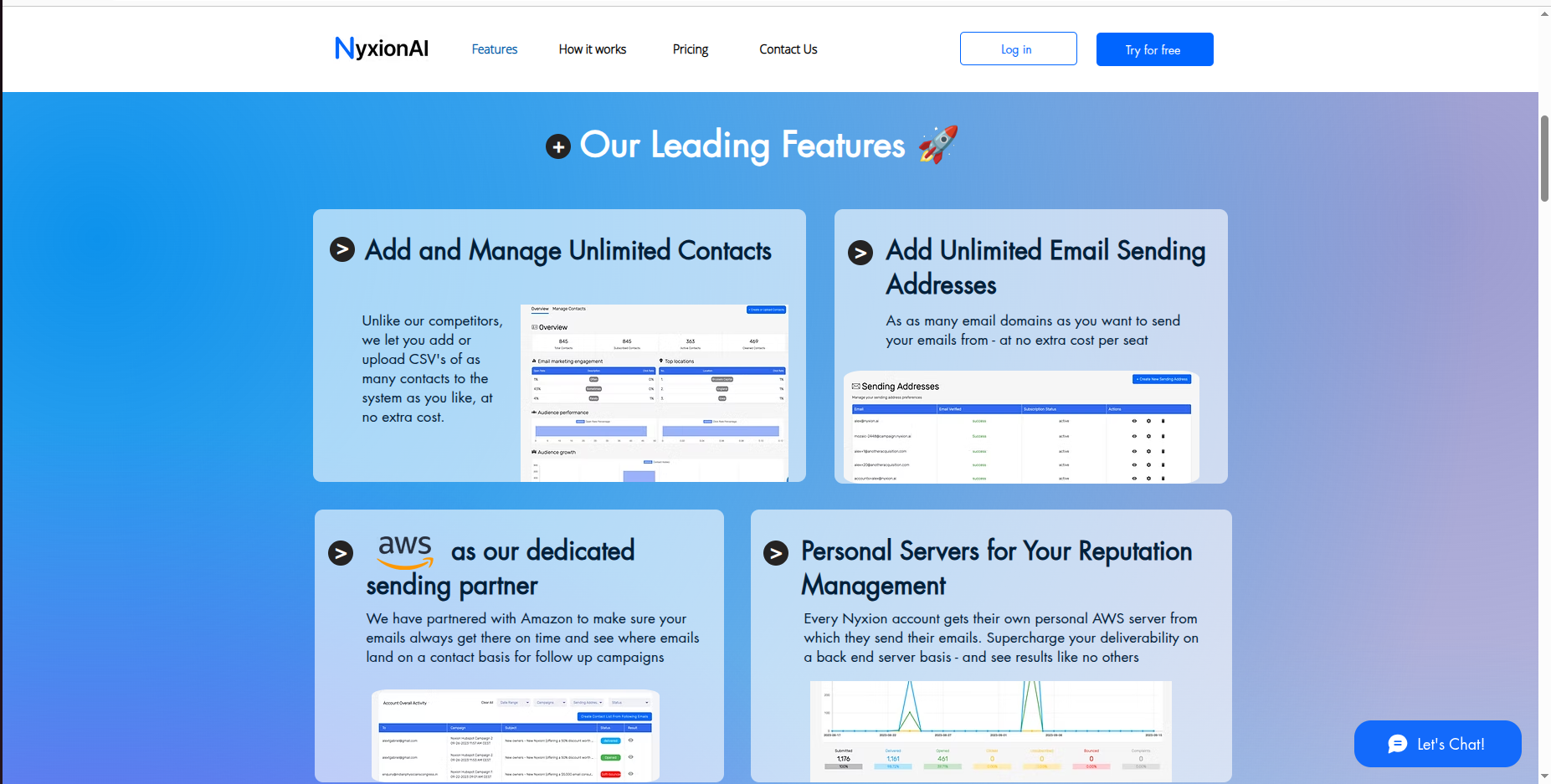 Email Marketing Platform Screenshot