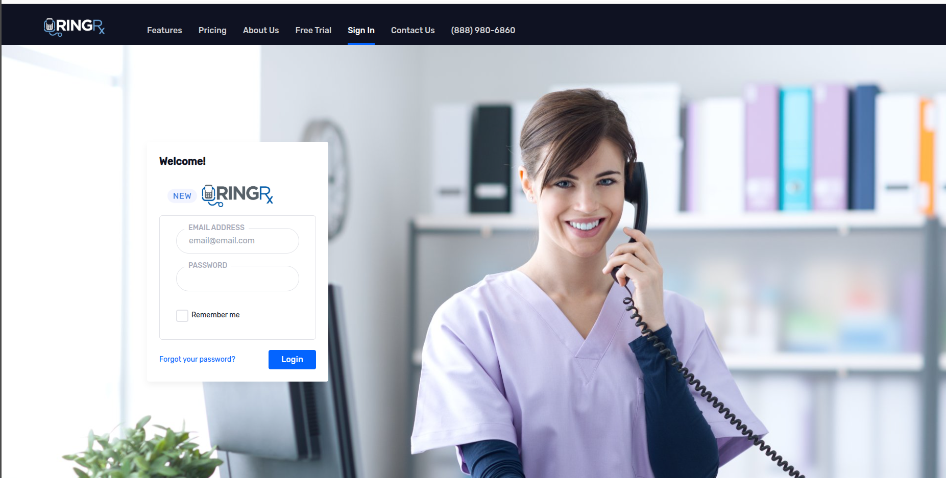 Messaging and Calling Platform Screenshot