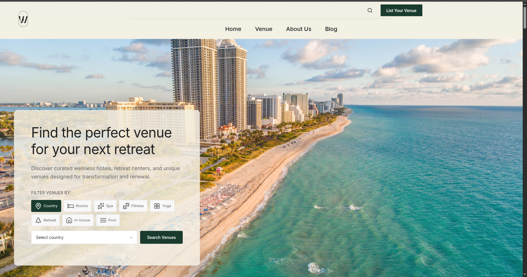 Wellness-marketplace project